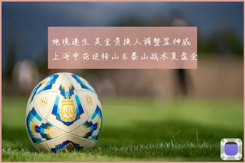 绝境逢生 吴金贵换人调整显神威 上海申花逆转山东泰山战术复盘全解析